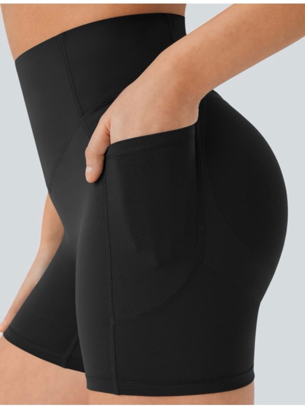 Halara UltraSculpt High Waisted Scrunch Butt Lifting Tummy Control 3” size XS - Picture 5 of 6